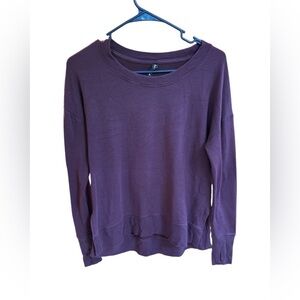 Athleta  oversized crew neck sweatshirt size P purple
